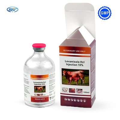 Veterinary Injectable Drugs Levamisole Hcl Injection 10% For Cattle Calves Camel- Sheep Goats Horses