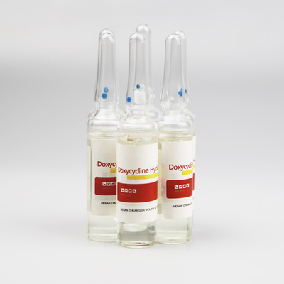 Veterinary Injectable Drugs Doxycycline Hydrochloride HCL Injection 10ml For Sheep Goat Cow